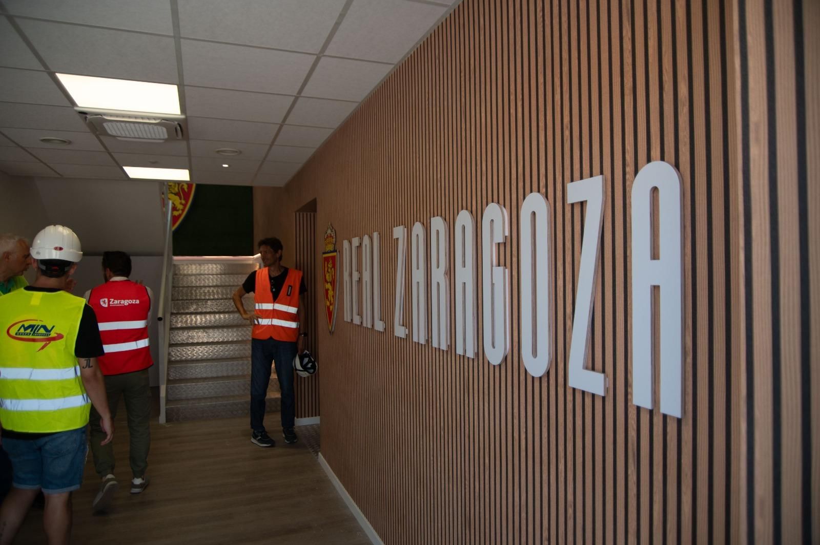 En imágenes | Así está el Ibercaja Estadio a pocos días de su inauguración en un amistoso
