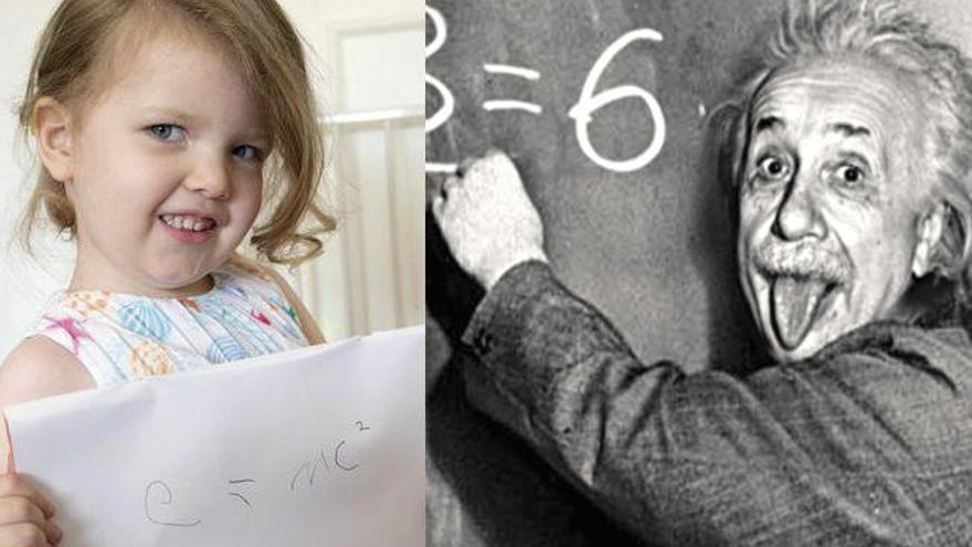 La joven Ophelia, con un coeficiente intelectual de 171 puntos, mayor al de Albert Einstein. // FdV