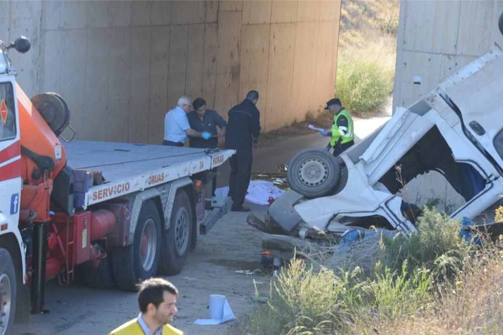 Grave accidente en la autovía Lorca-Águilas