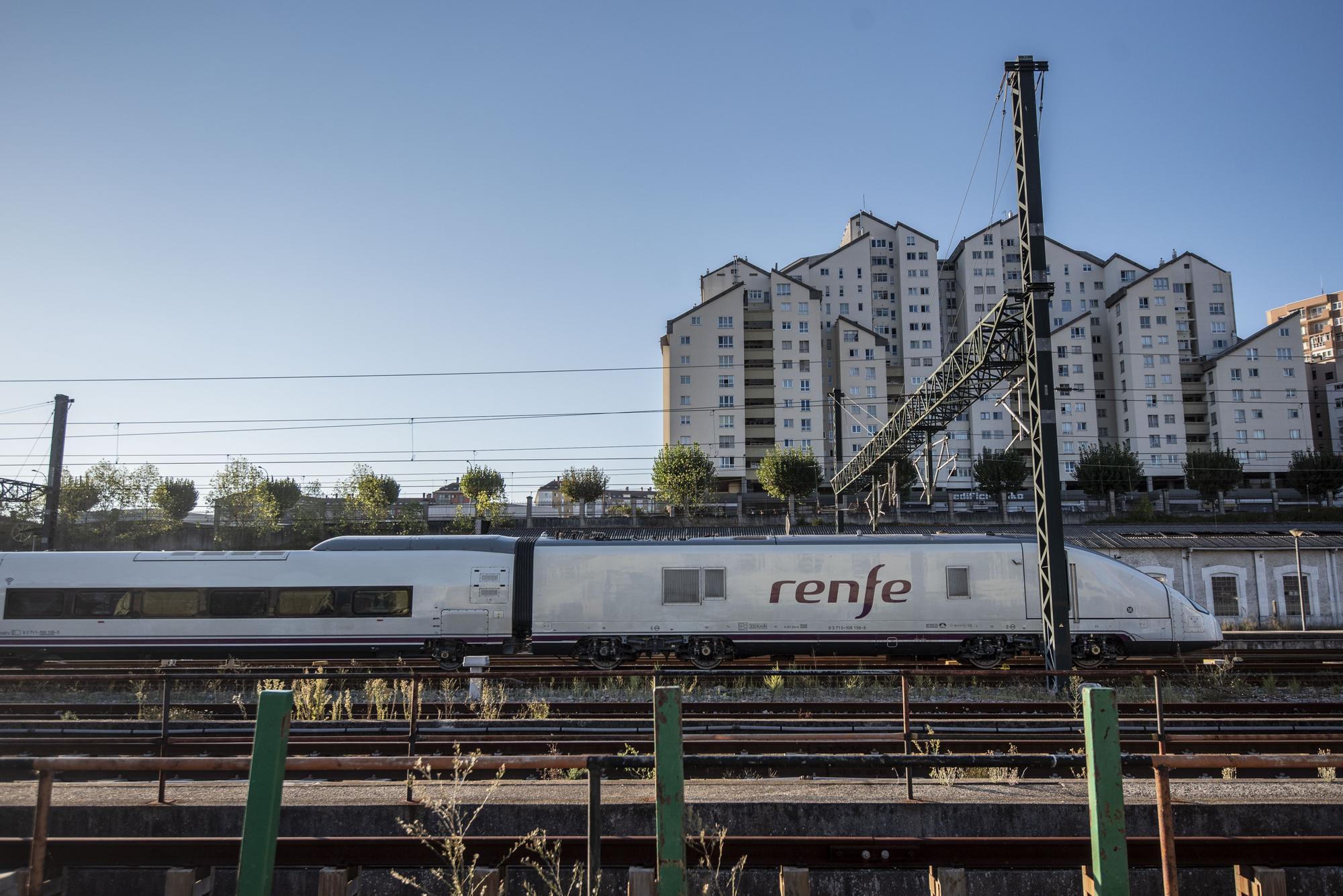 Pruebas del tren Avril en la estación de San Cristóbal