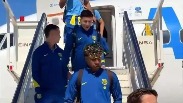 ¡El Barça ya está en Madrid! Así llegó el equipo