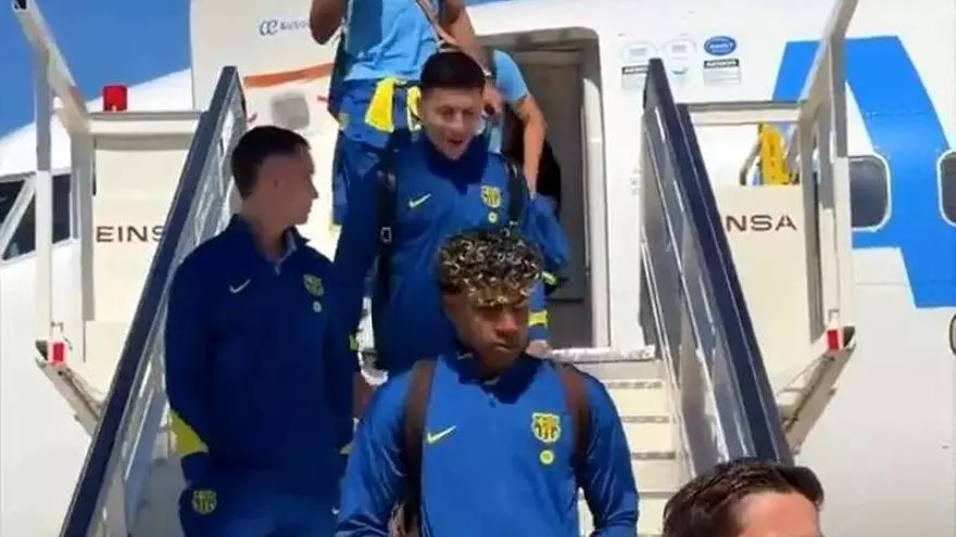 ¡El Barça ya está en Madrid! Así llegó el equipo