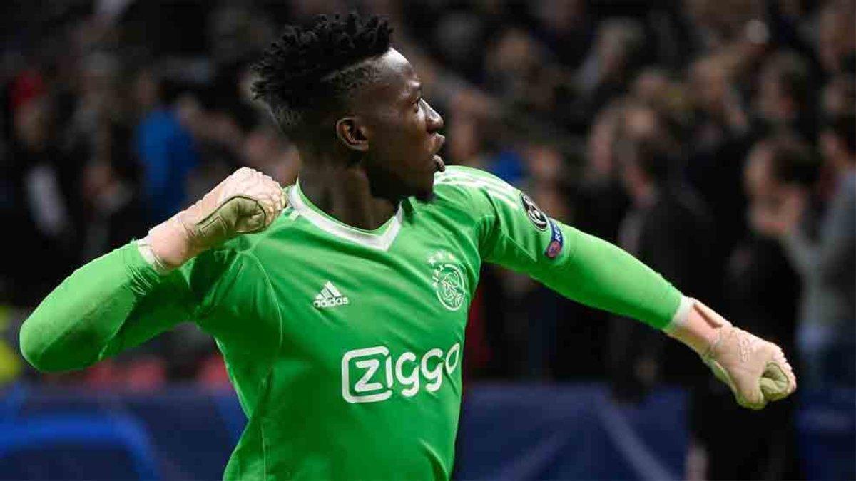 Onana, portero camerunés del Ajax de Amsterdam
