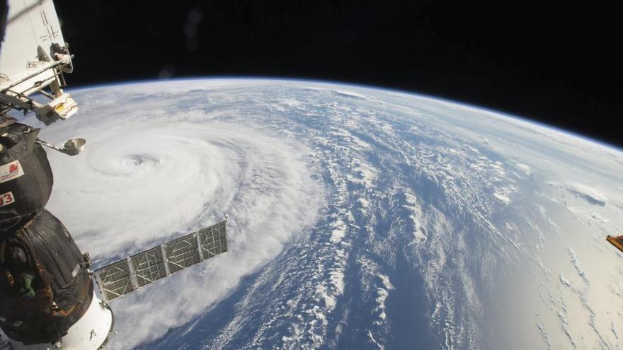 Una imagen tomada desde la Estación Espacial Internacional.