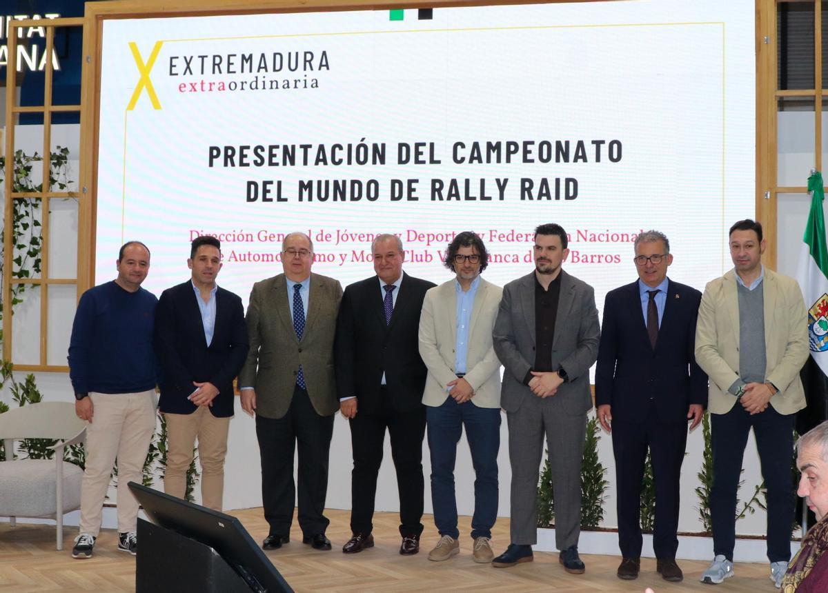 Los organizadores del Rally Raid Portugal-Extremadura.