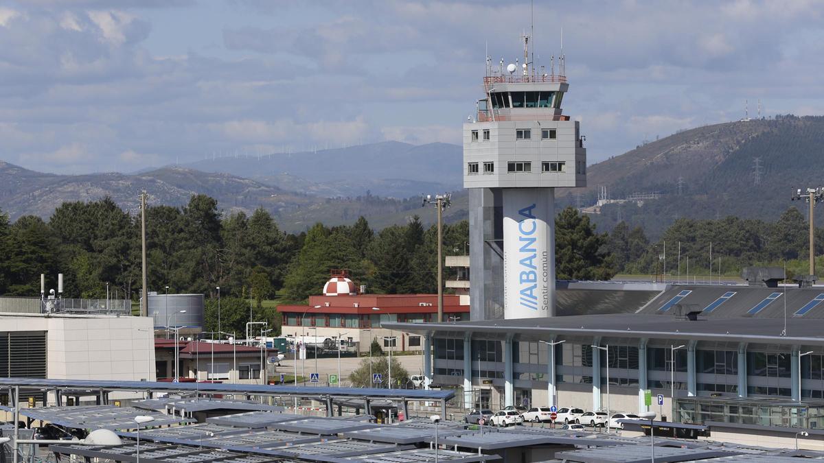 Vista del aeropuerto de Vigo