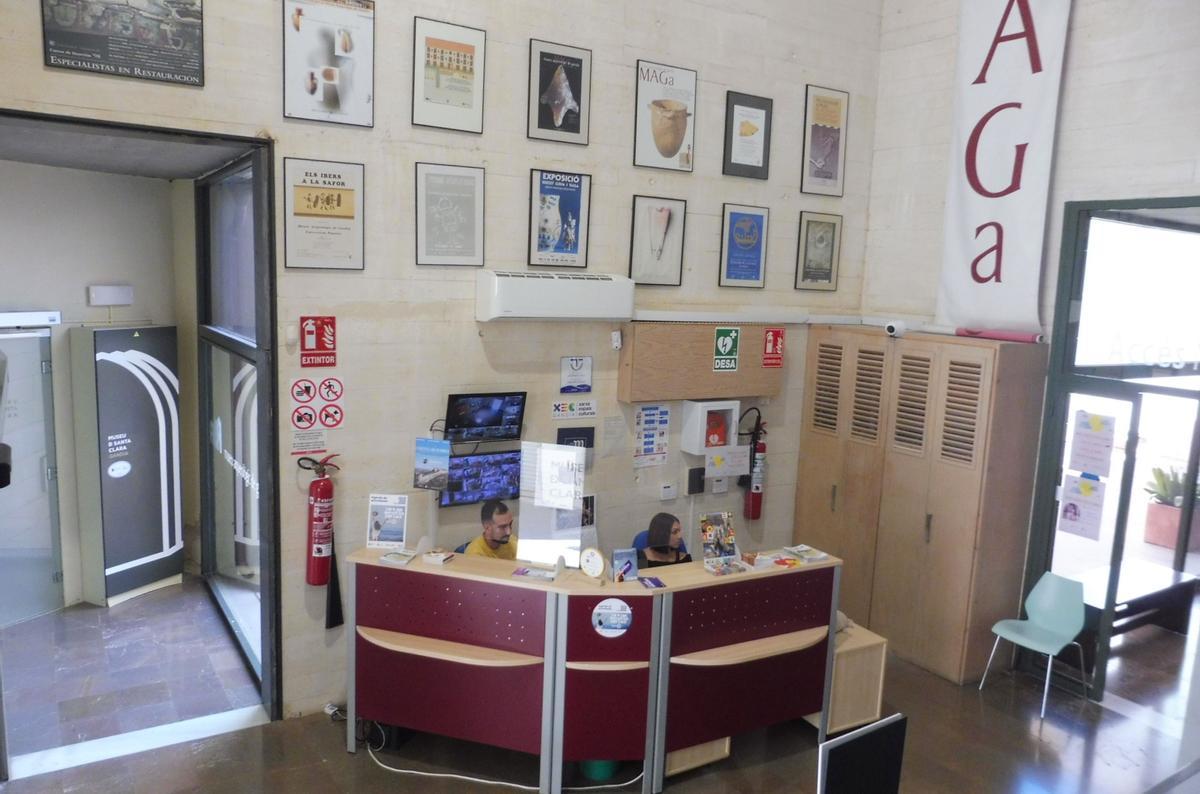 Museu Arqueològic de Gandia, esta tarde.