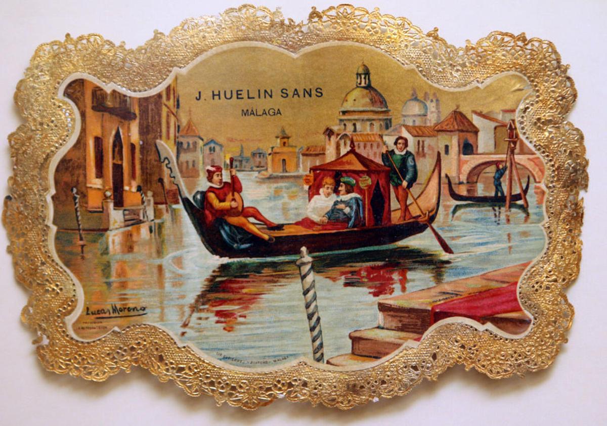 Arte en las pasas de Málaga: El regalo navideño de la alta burguesía