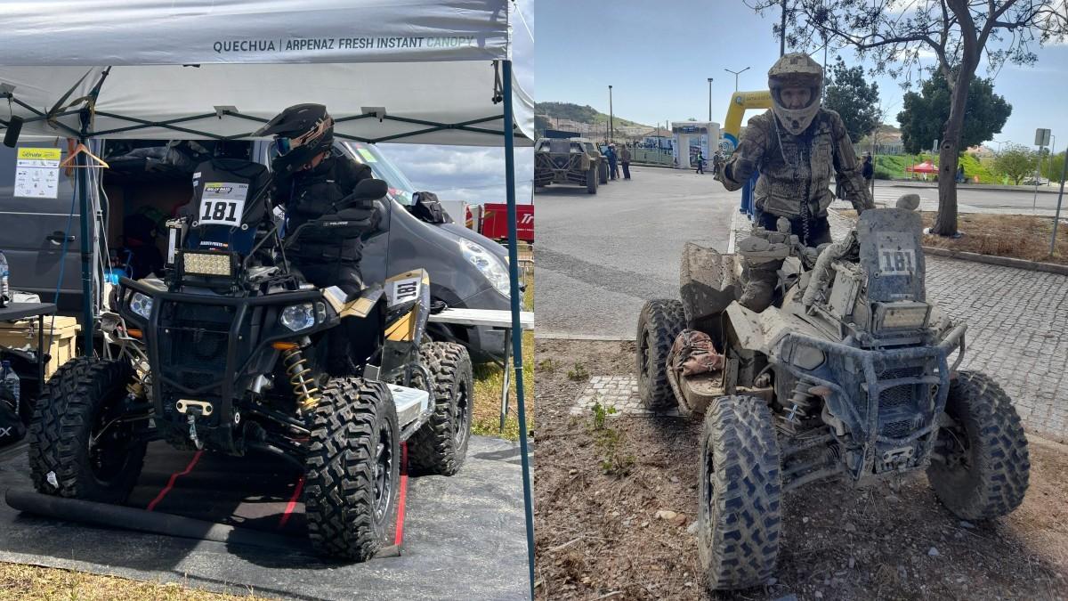 Alberto Prieto en el Rally Raid de Portugal