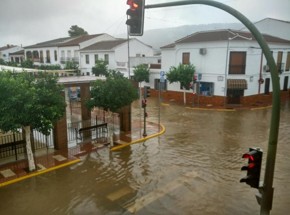 Inundaciones en la comarca de Antequera por la gota fría