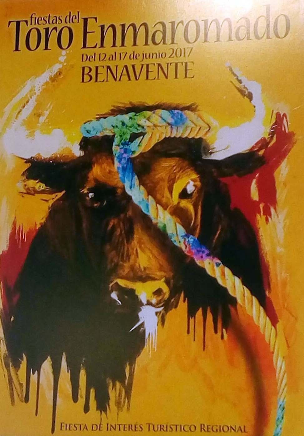Así es el cartel del Toro Enmaromado de Benavente 2017