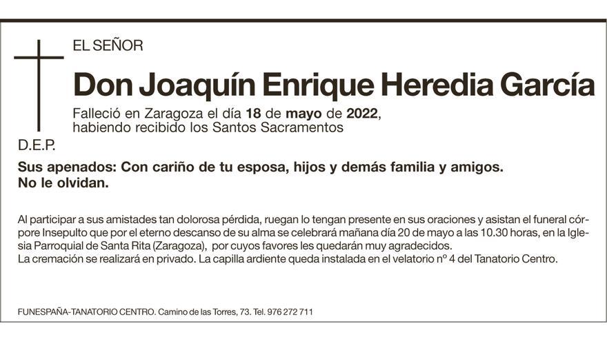 Don Joaquín Enrique Heredia García