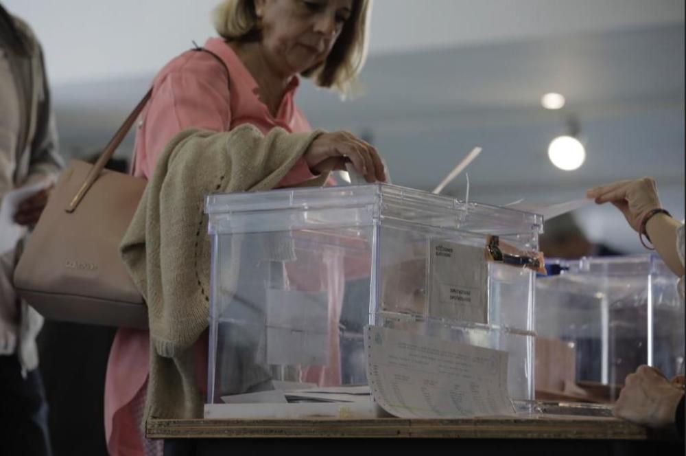 Jornada electoral en el barrio de sa Calatrava, Palma