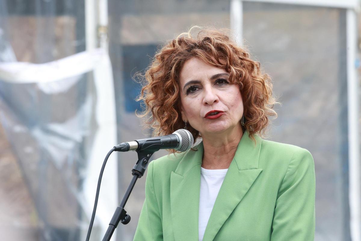 La vicepresidenta primera del Gobierno y ministra de Hacienda, María Jesús Montero.