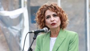 La vicepresidenta primera del Gobierno y ministra de Hacienda, María Jesús Montero.