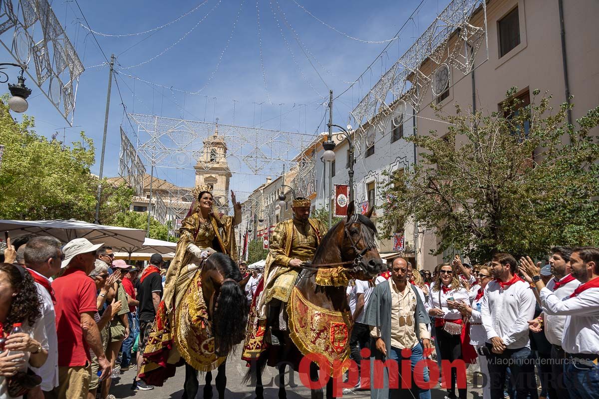 Moros y Cristianos en la mañana del dos de mayo en Caravaca