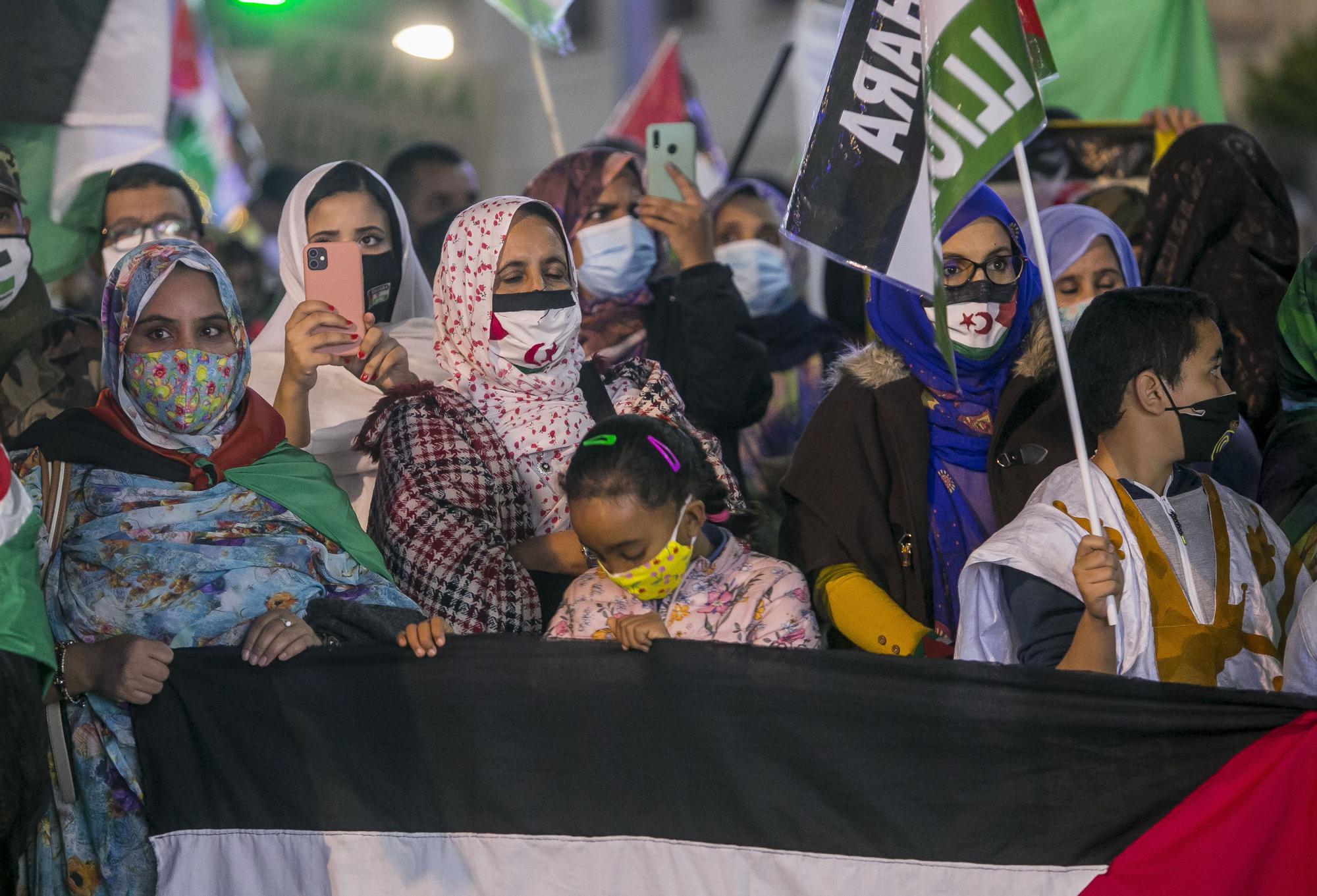 Más de 300 personas incumplen las medidas en una concentración de apoyo al pueblo saharaui