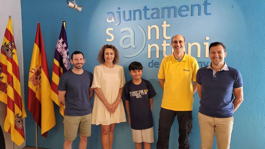 Premio a un dibujo para prevenir el fuego en Ibiza