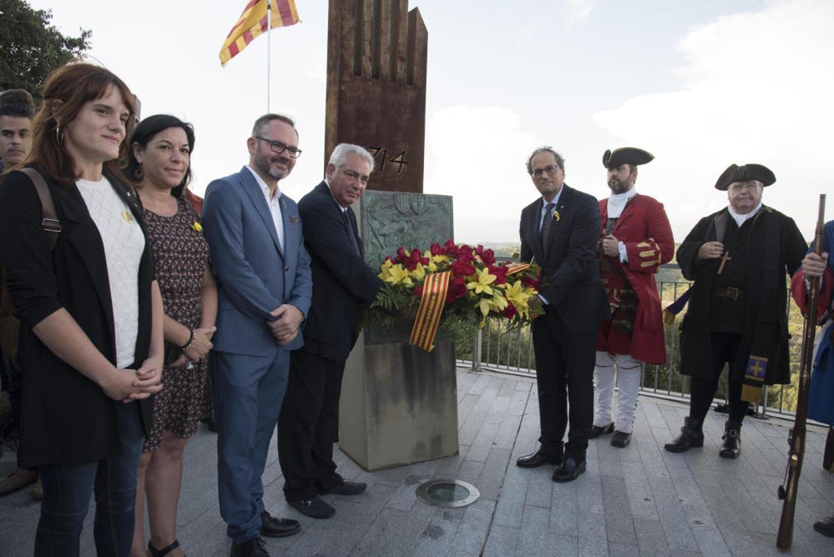 Talamanca commemora la batalla del 1714 amb Quim Torra