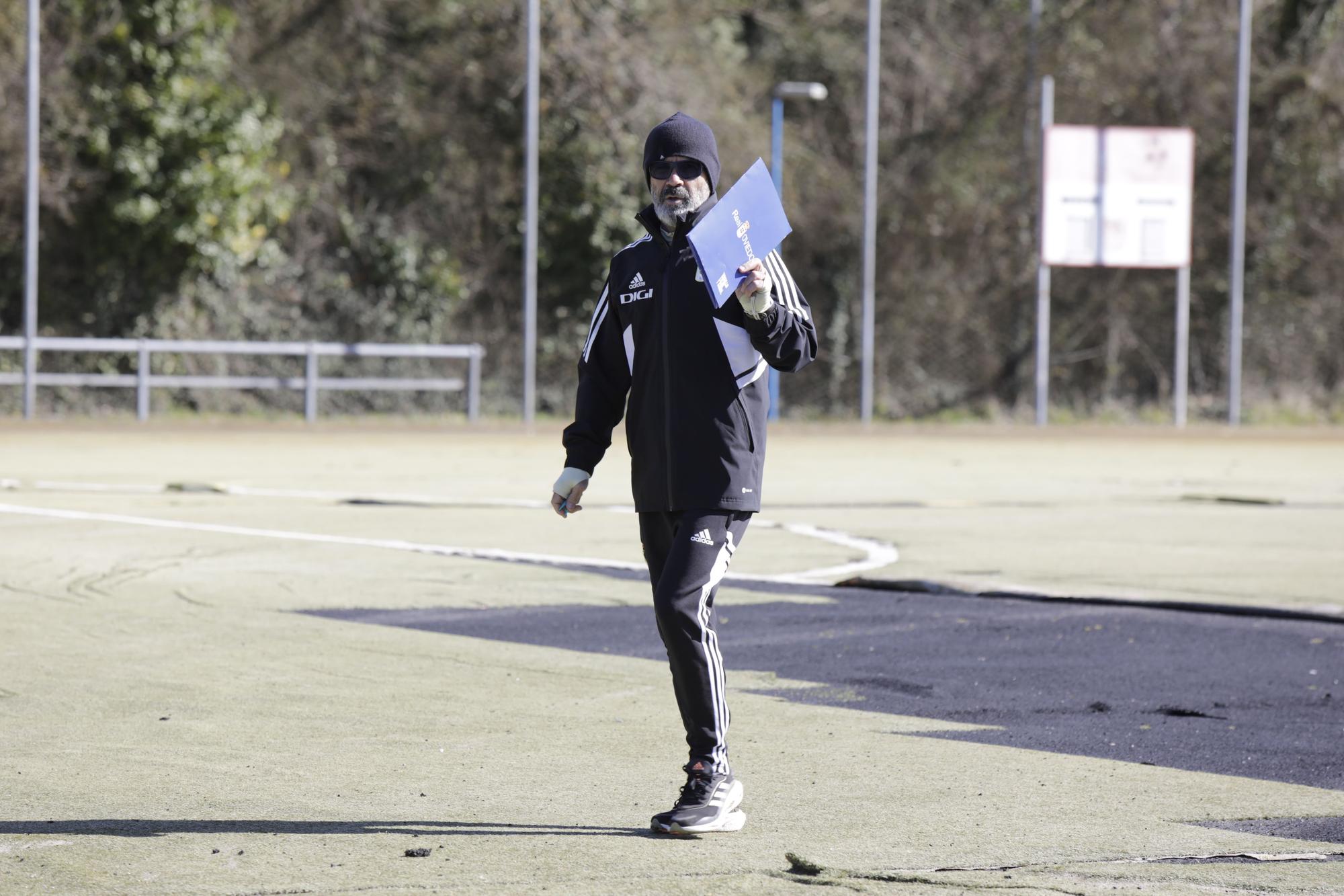 EN IMÁGENES: el entrenamiento del Oviedo