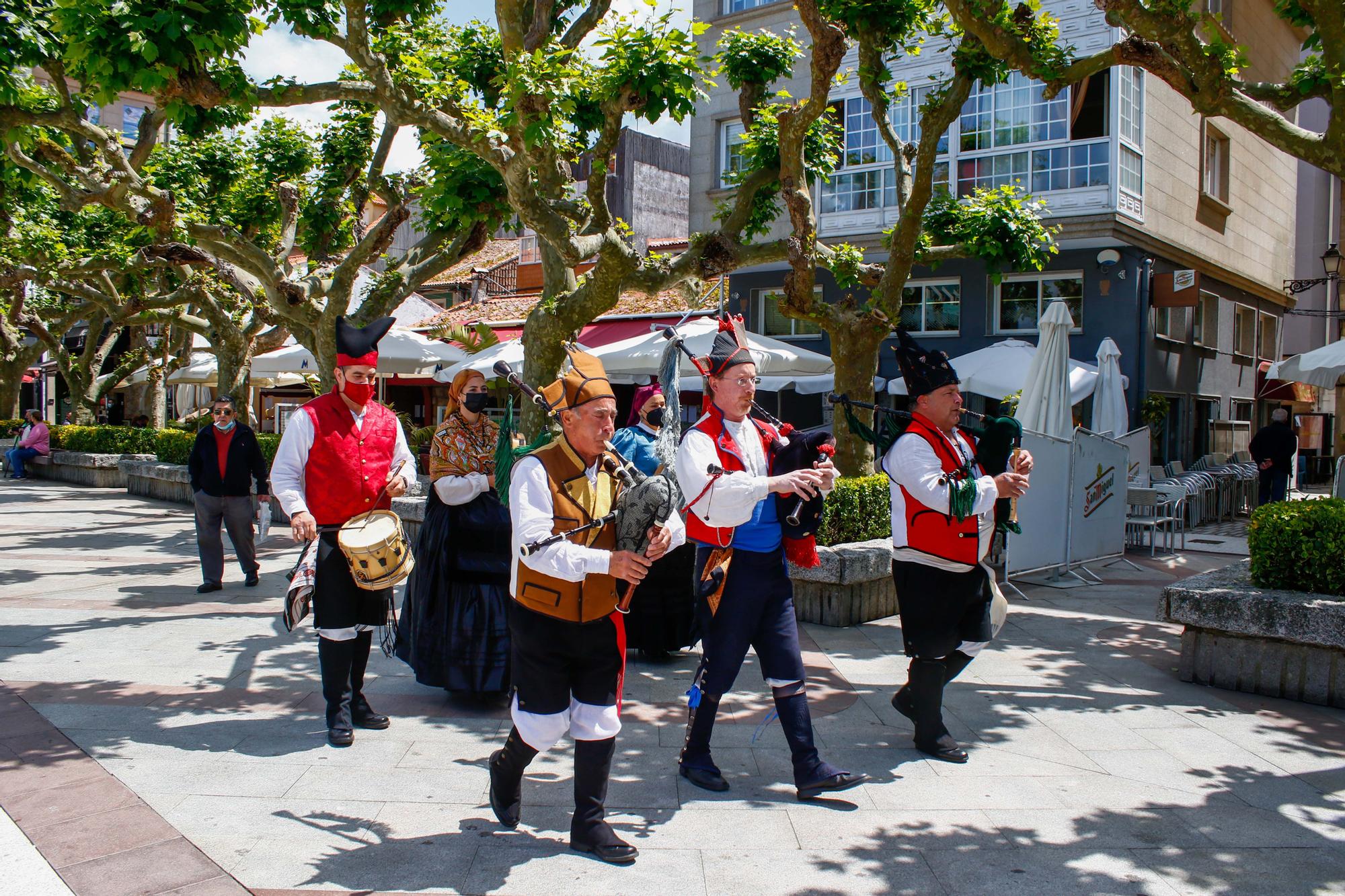 Vilagarcía despide con música y baile las fiestas de Santa Rita