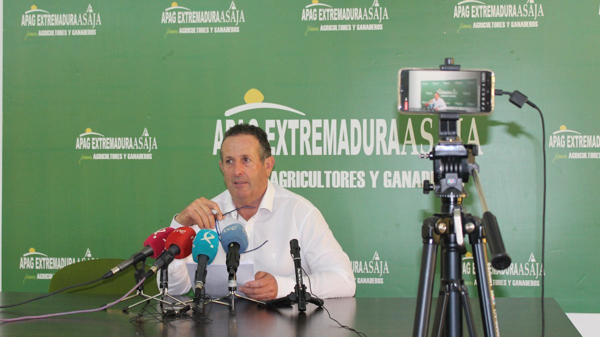 Juan Metidieri, presidente de Apag Extremadura Asaja