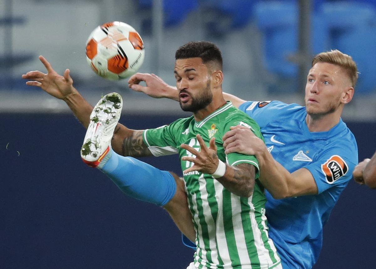 Una imagen del Zenit-Betis.