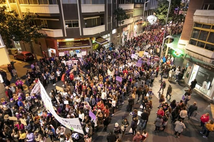 08.03.19. Las Palmas de Gran Canaria. Manifestación Día de la Mujer 8M. Foto Quique Curbelo