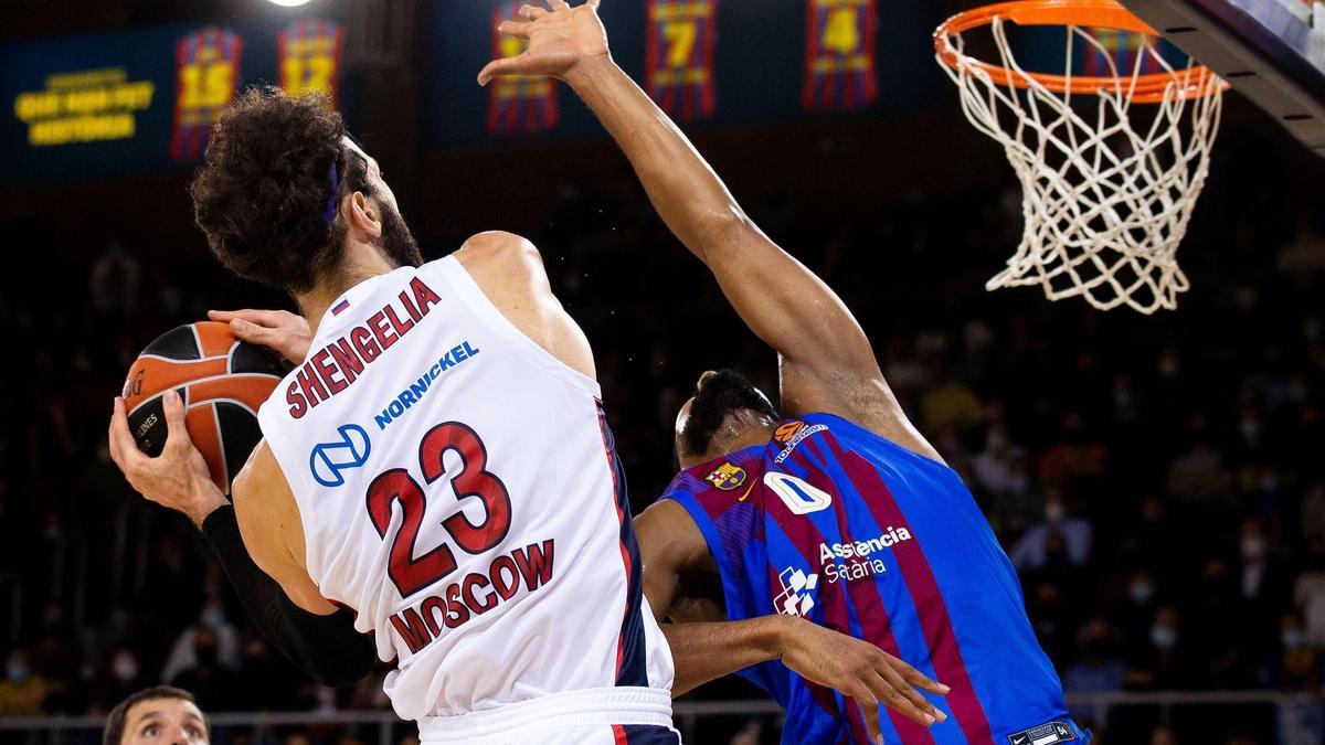 Un partido entre el Barça y el CSKA de Moscú.