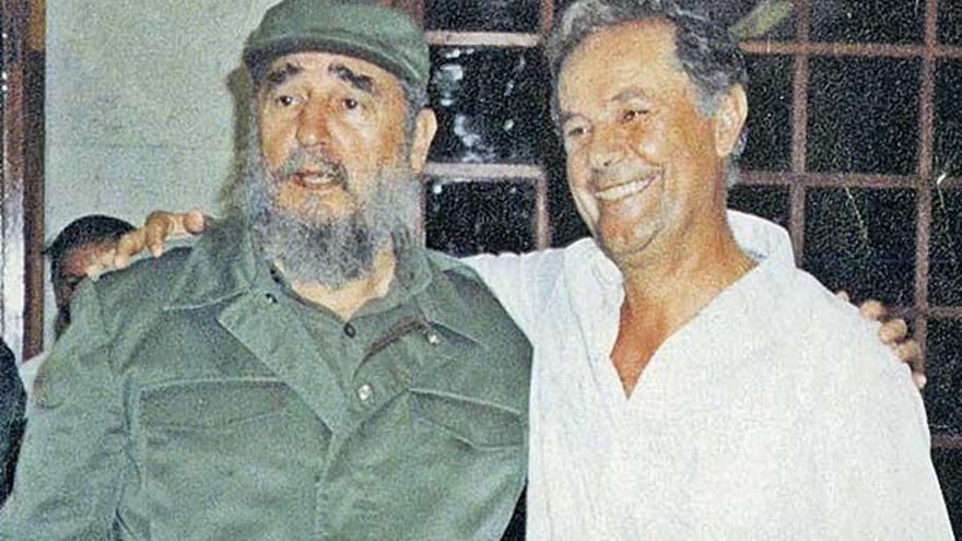 Fidel Castro, desaparecido lÃ­der cubano, y Gabriel Escarrer, en una imagen de archivo.