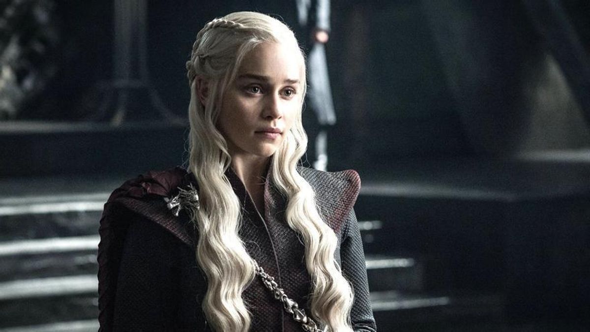 Emilia Clarke como Daenerys Targaryen, en 'Juego de tronos'.