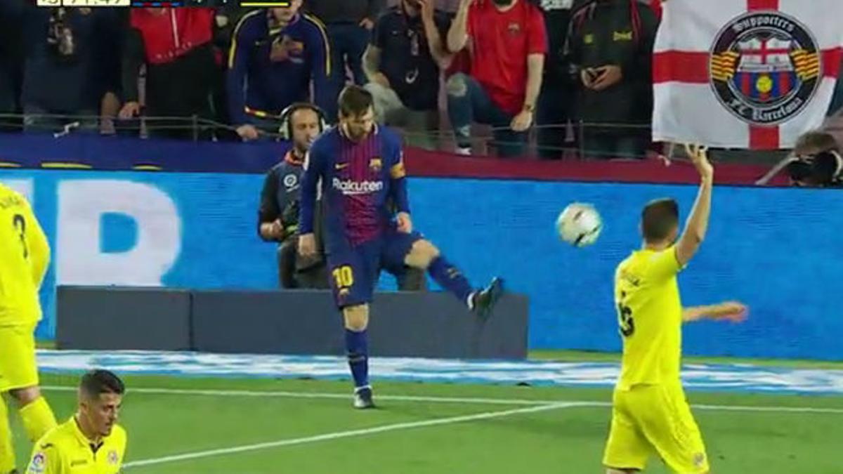 LALIGA | FC Barcelona - Villarreal (5-1): Messi marcó de cuchara en fuera de juego
