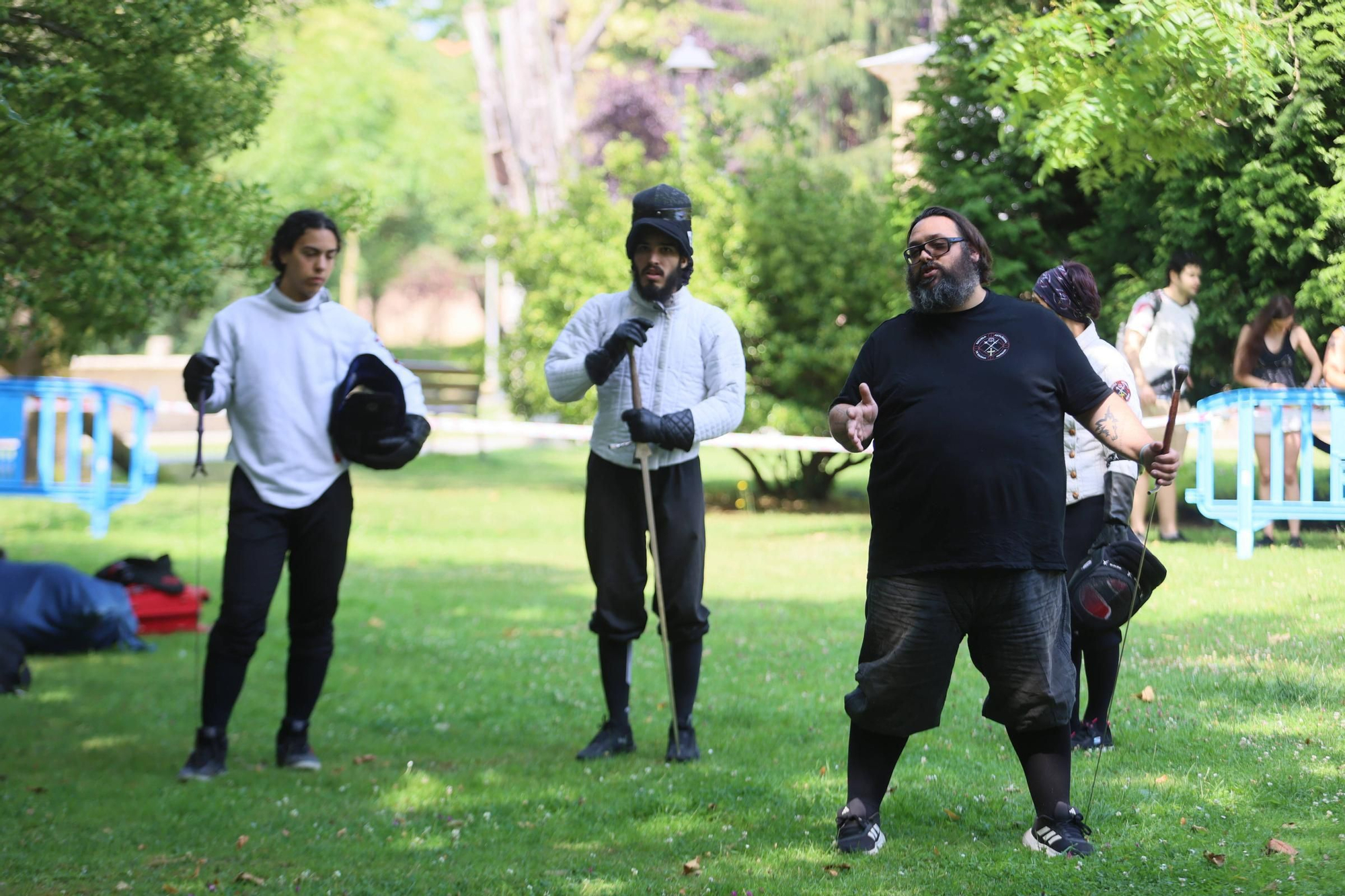 EN IMÁGENES: Los talleres de esgrima del Festival Celsius en Avilés