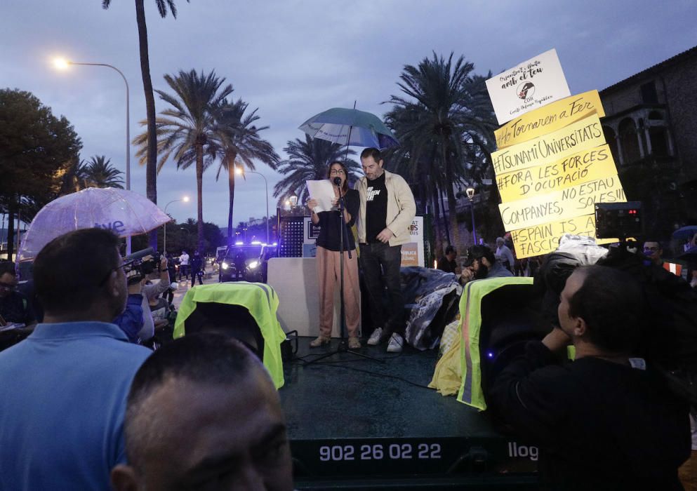 Miles de personas contra la sentencia del 'procés' en Palma