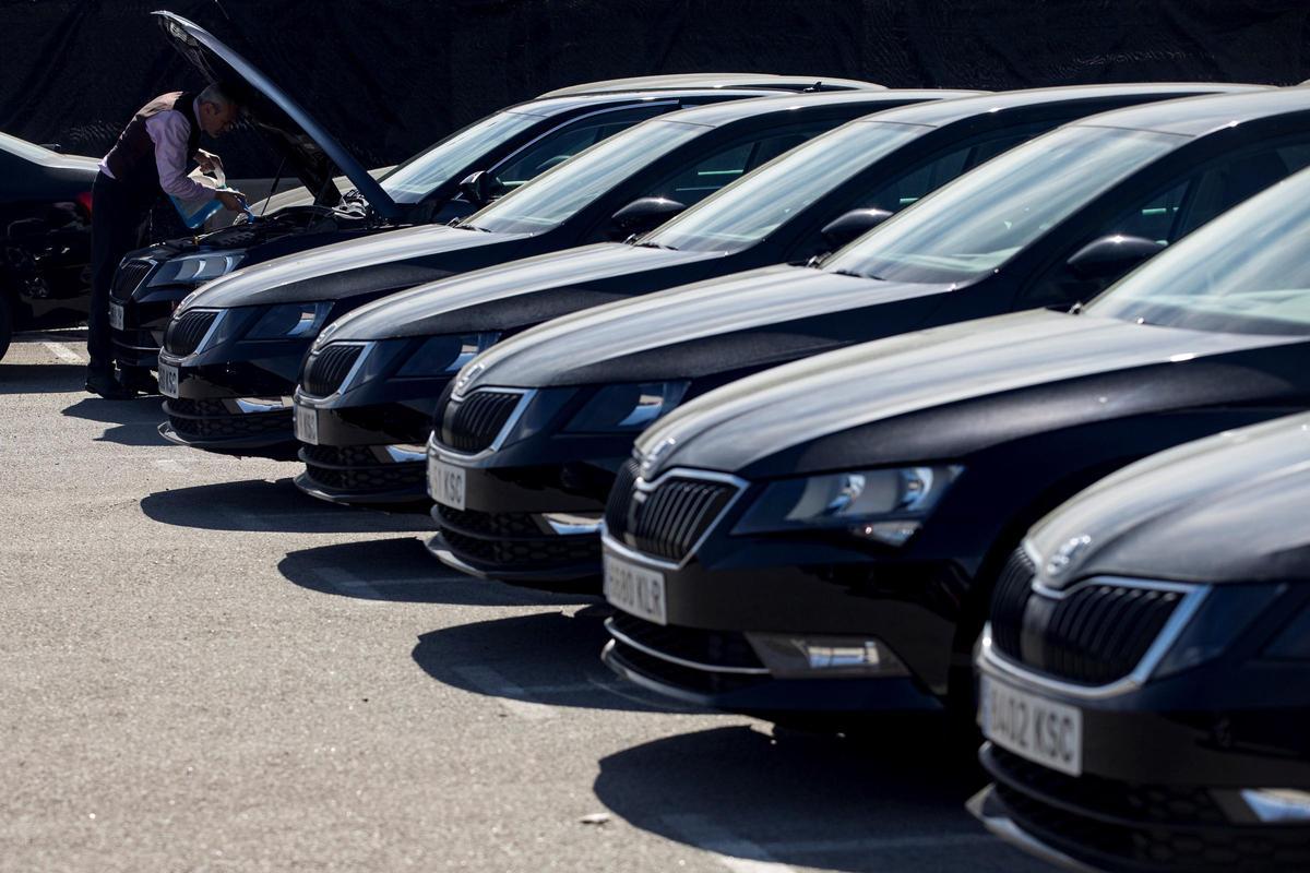 Vehículos de Cabify.