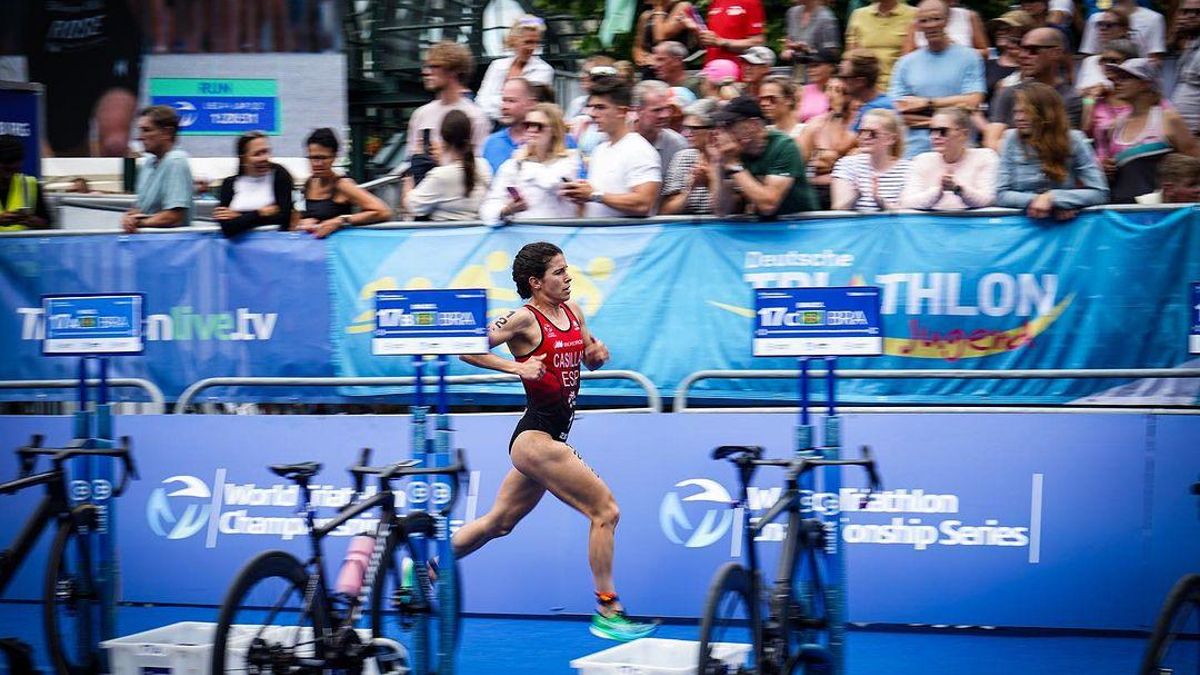 Miriam Casillas, durante una prueba.