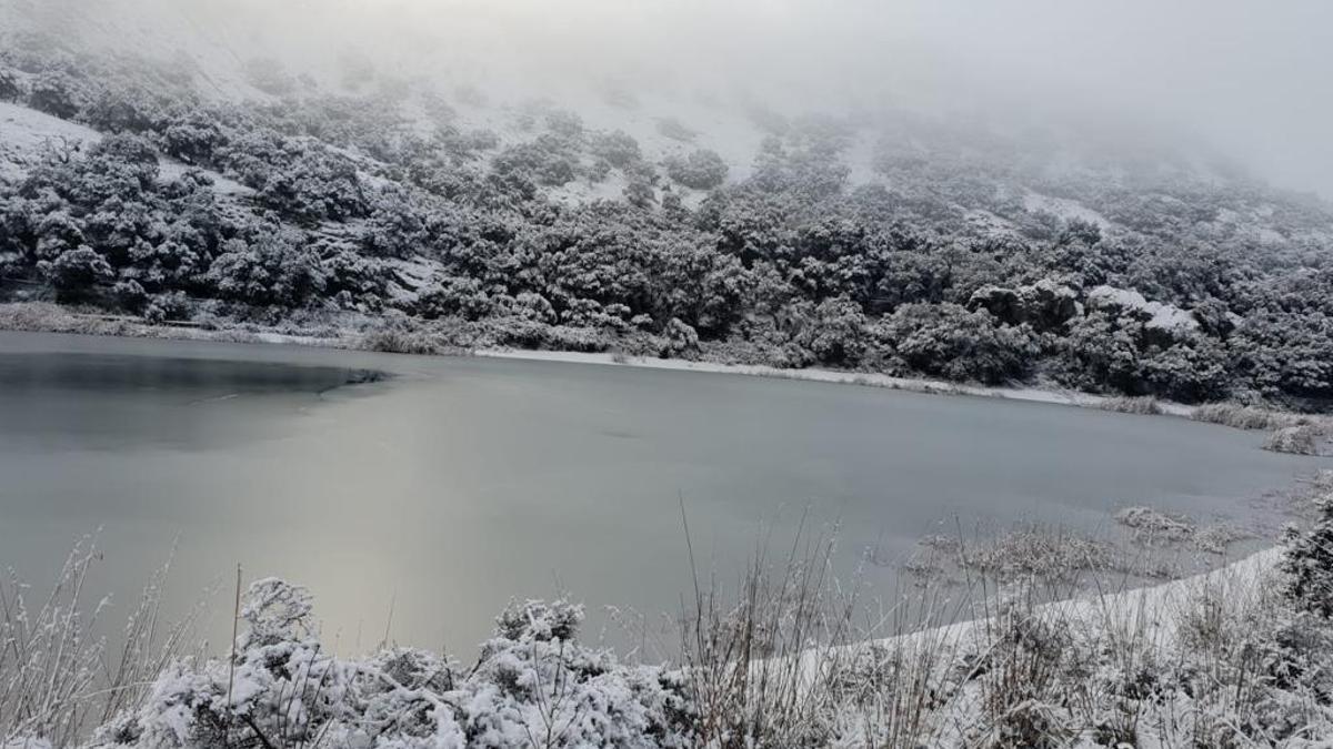 La nieve cubre la Serra de Tramuntana