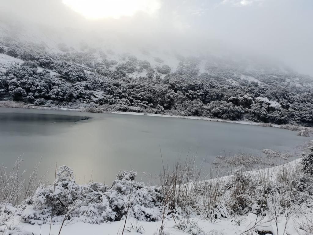 La nieve cubre la Serra de Tramuntana