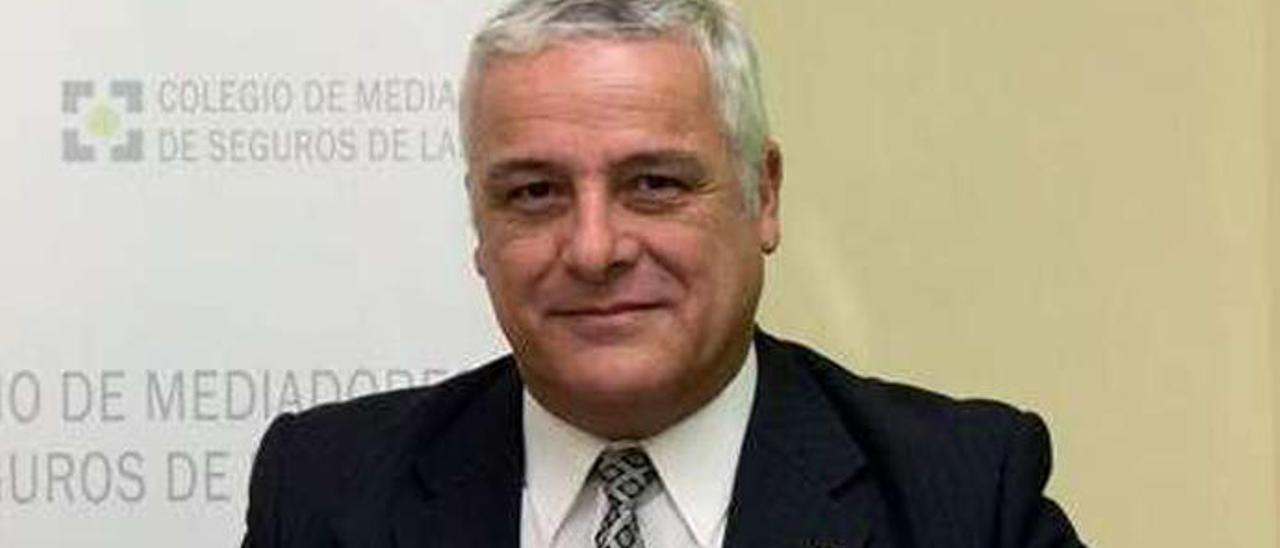 El presidente del Colegio de Mediadores de Seguros de Las Palmas, Sergio Barrera