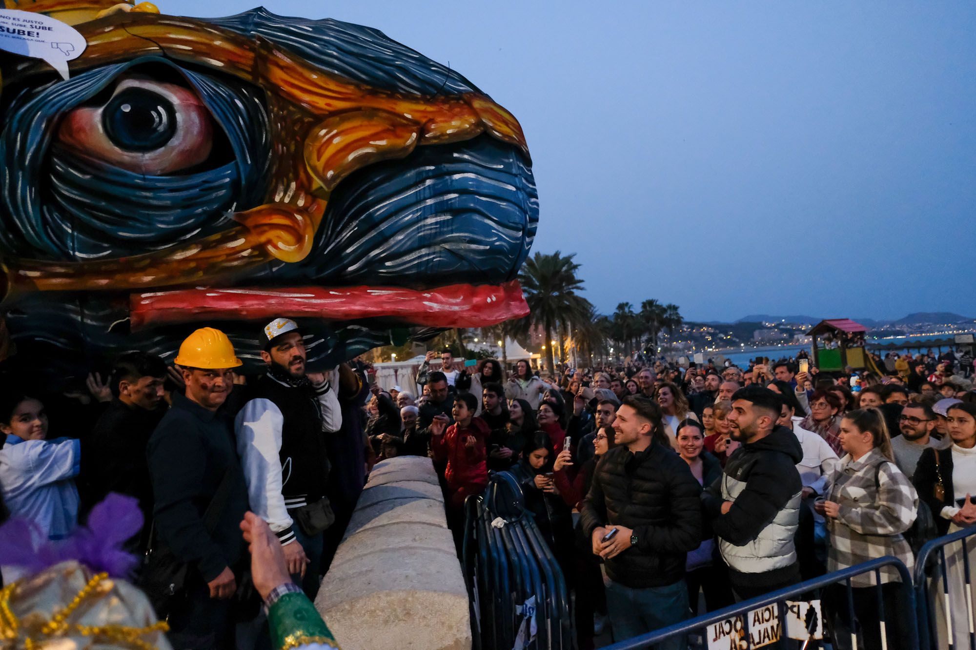 El Entierro del Boquerón del Carnaval de Málaga 2023, en imágenes