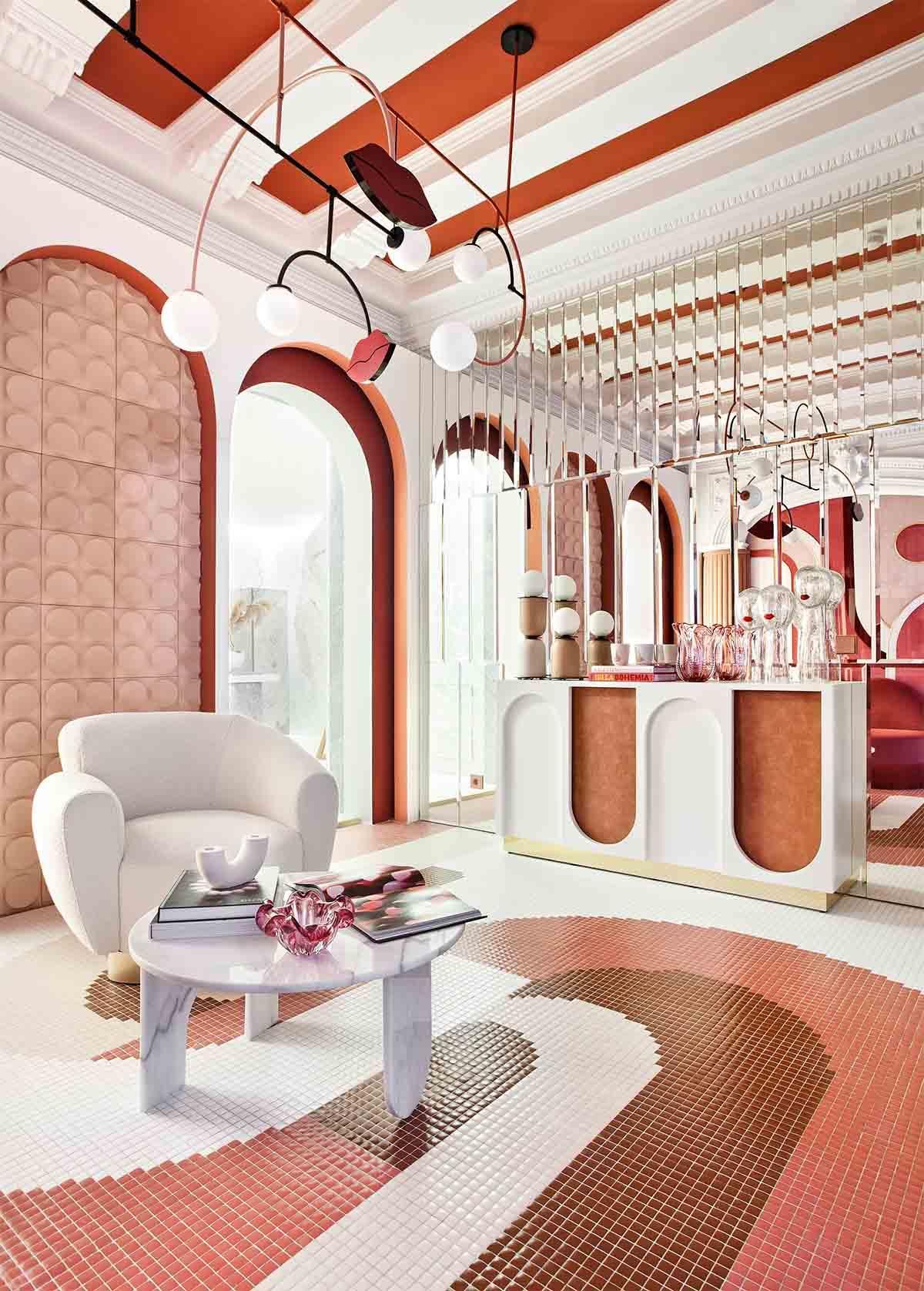 Recibidor '#MissYourKiss' de Virginia Gasch para Casa Decor 2021