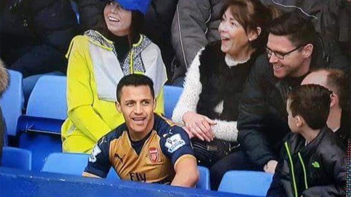 Alexis Sánchez, una vez recuperado