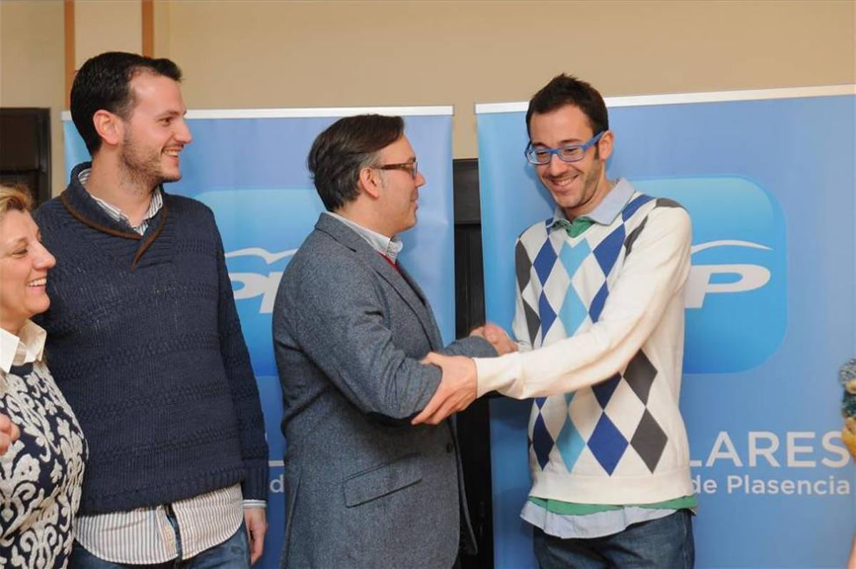 Luis Domingo Díaz, cuando entró en el gobierno del PP en 2015.