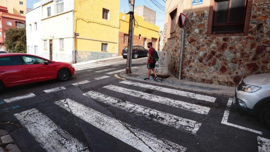 La calle Narciso de Vera, una de las últimas franquistas de La Laguna. | | MARÍA PISACA