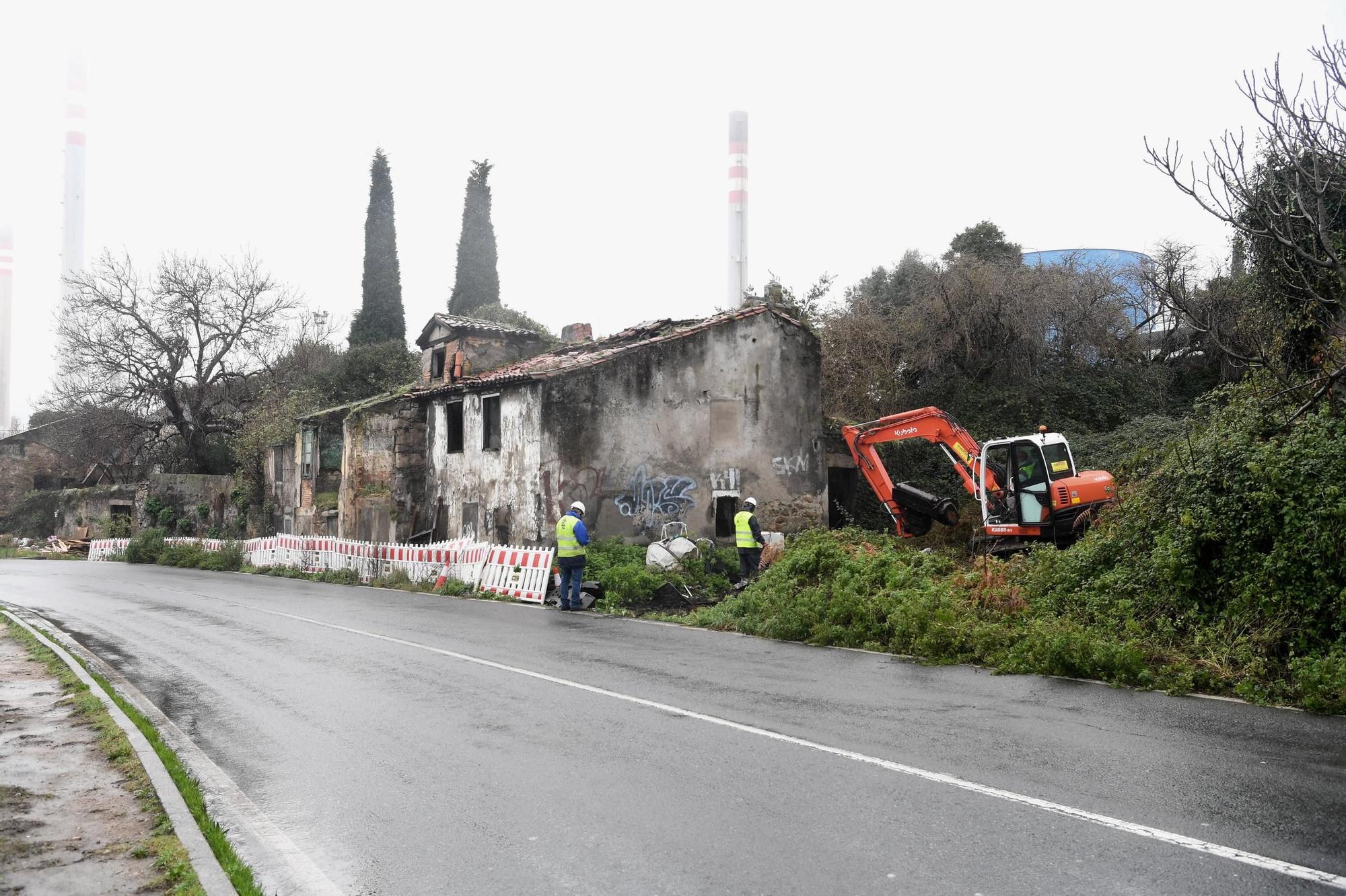 Comienza el derribo de las casas de San José