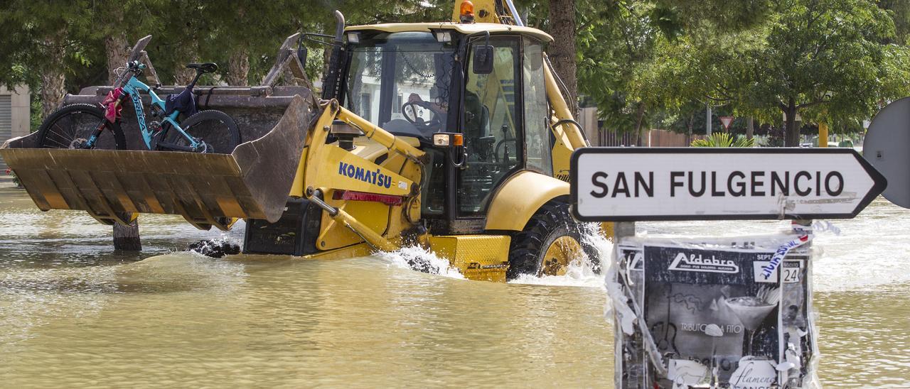 Efectos de las inundaciones tras la DANA de septiembre de 2019 en San Fulgencio