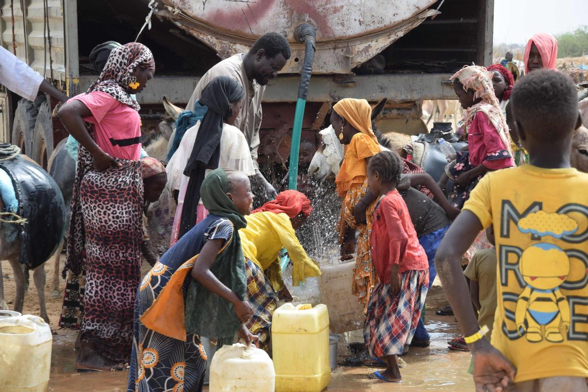 Éxodo de refugiados sudaneses hacia El Chad