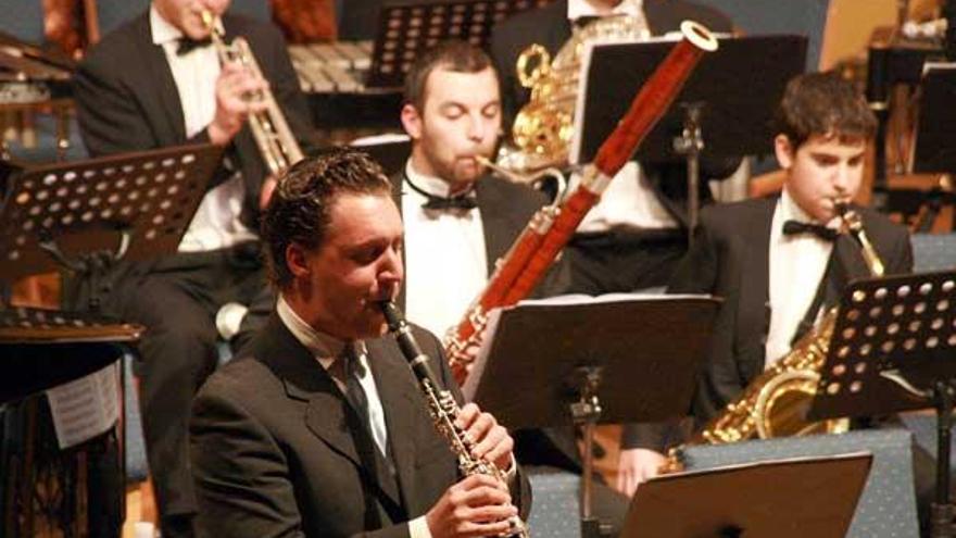 El recital de la Banda de Lalín tuvo lugar en el Auditorio.