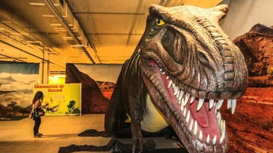 Una veintena de dinosaurios animados y a tamaño real ocupan Ociopía dos semanas