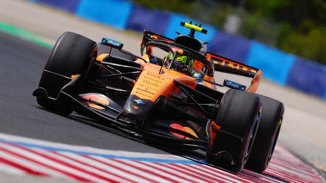 Norris 'vuela' en Hungría y Alonso progresa